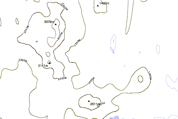 Mountain peaks around Royal Society Range