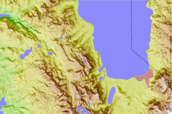 Surf breaks located close to Rubicon Peak