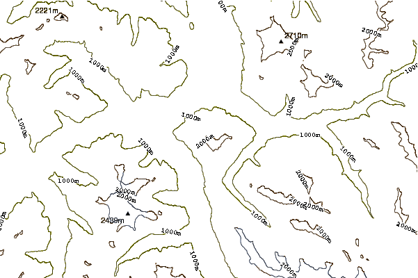 Mountain peaks around Ruby Mountain