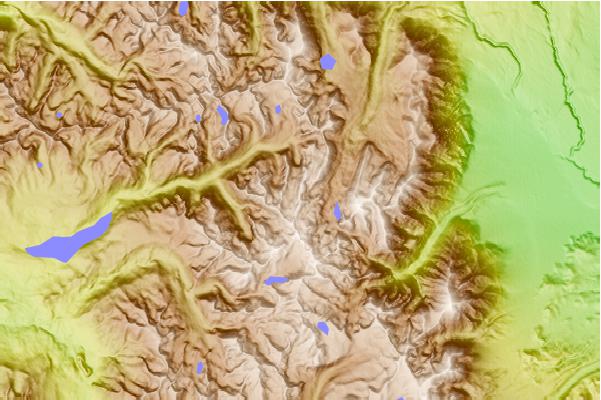 Surf breaks located close to Ruby Peak (California)