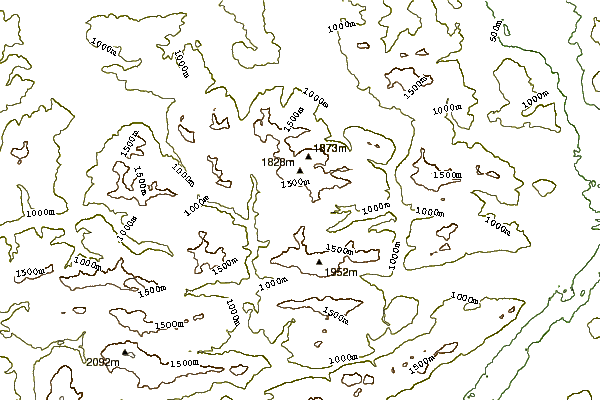 Mountain peaks around Ruchenkoepfe