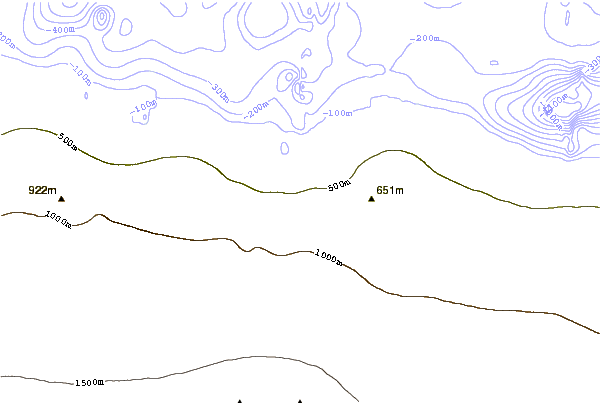 Mountain peaks around Rumdoodle Peak