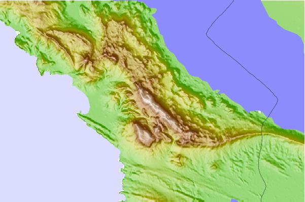 Surf breaks located close to Rumija