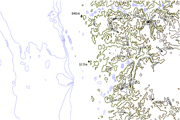 Mountain peaks around Rundemanen