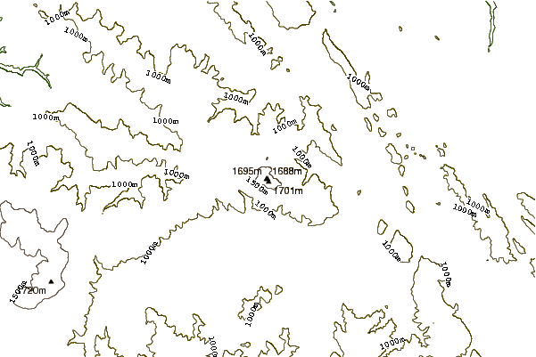 Mountain peaks around Ruy Mountain