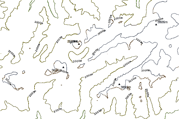 Mountain peaks around Sackhorn