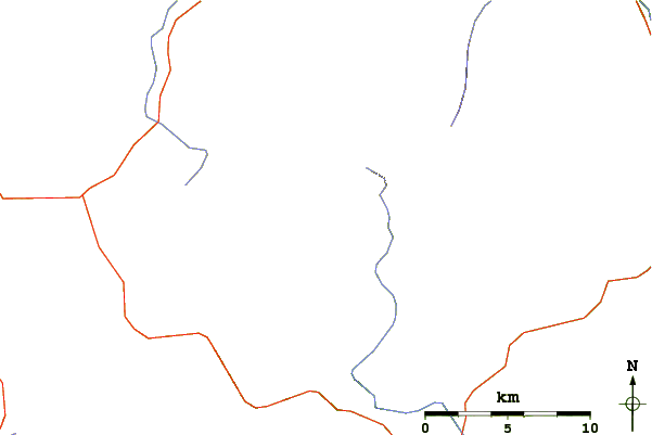 Roads and rivers around Saddleback Junior