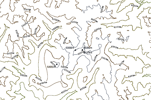 Mountain peaks around Saipal