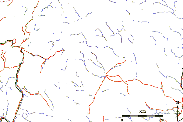 Roads and rivers around Saitaris