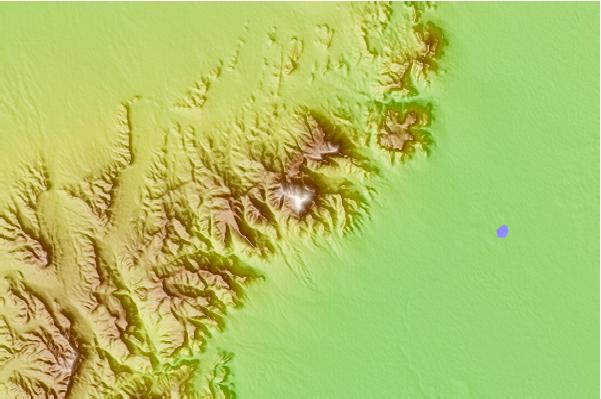 Surf breaks located close to Salinas Peak