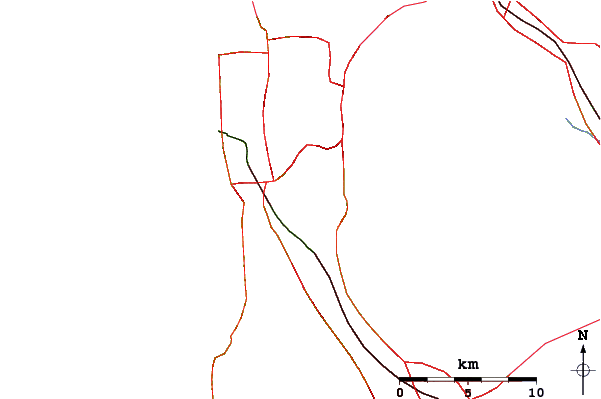 Roads and rivers around San Bruno Mountain