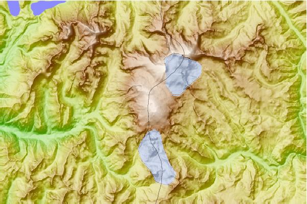 Surf breaks located close to San José (volcano)