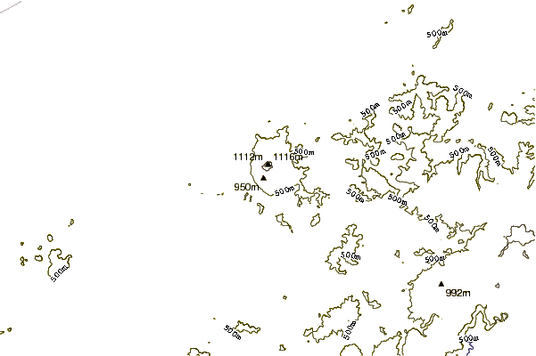 Mountain peaks around Sanbe