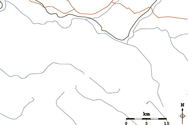 Roads and rivers around سن بران