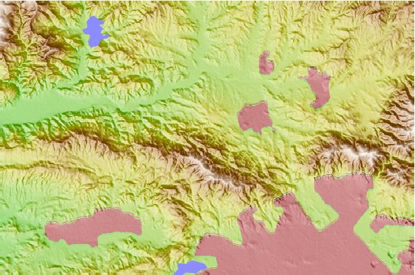 Surf breaks located close to Sand Rock Peak (California)