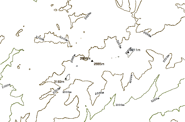 Mountain peaks around Sanetschhorn