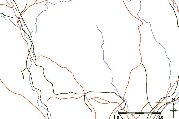 Roads and rivers around Sant Llorenç del Munt