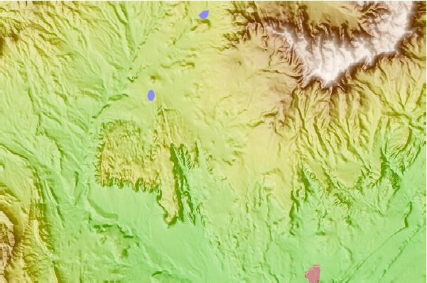 Surf breaks located close to Santa Clara Volcano