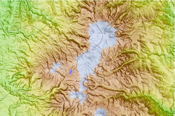 Surf breaks located close to Santa Isabel (volcano)