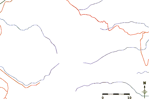 Roads and rivers around Santa Isabel (volcano)