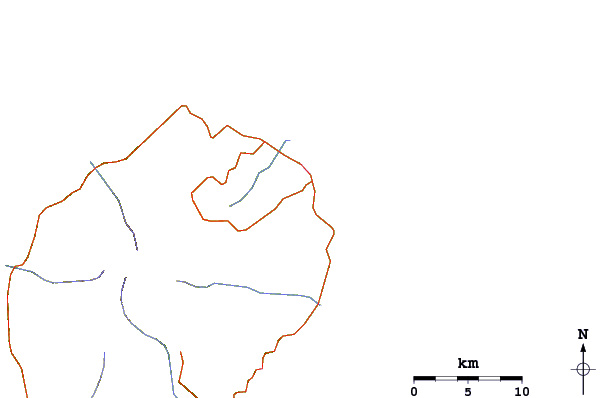 Roads and rivers around Sao Tome