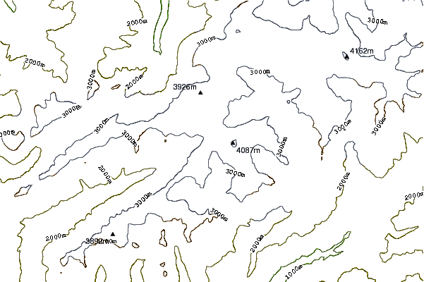 Mountain peaks around Sattelhorn