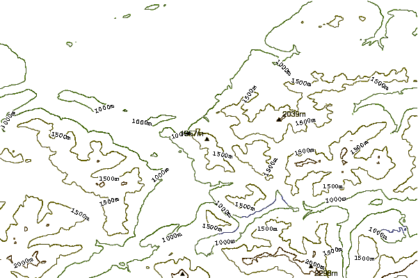 Mountain peaks around Säuling