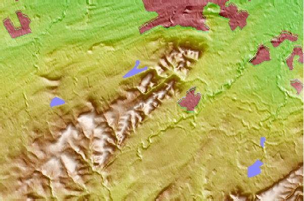 Surf breaks located close to Scald Law