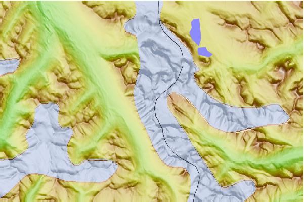 Surf breaks located close to Scarp Mountain