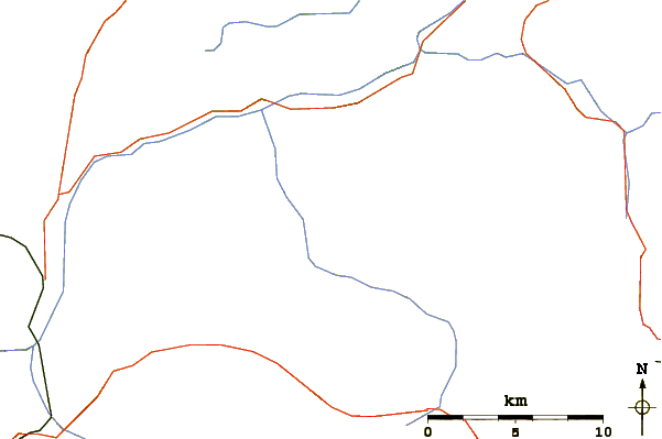 Roads and rivers around Schafreuter