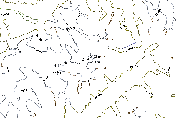 Mountain peaks around Scheuchzerhorn