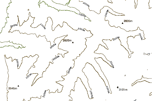 Mountain peaks around Schiahorn