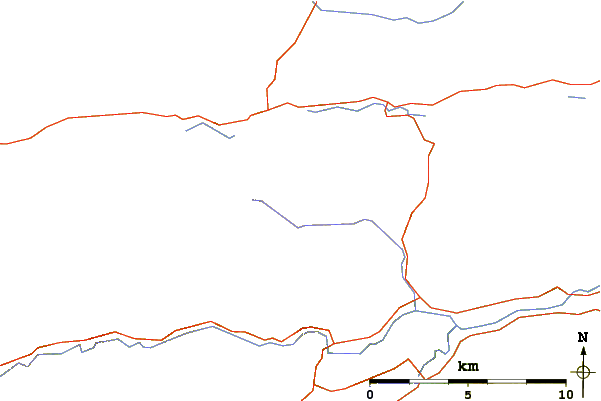 Roads and rivers around Schiehallion