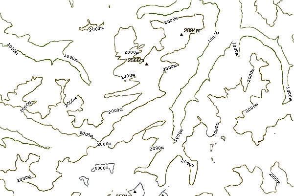 Mountain peaks around Schijen (SZ, UR, GL)