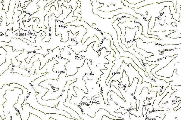 Mountain peaks around Schijenflue