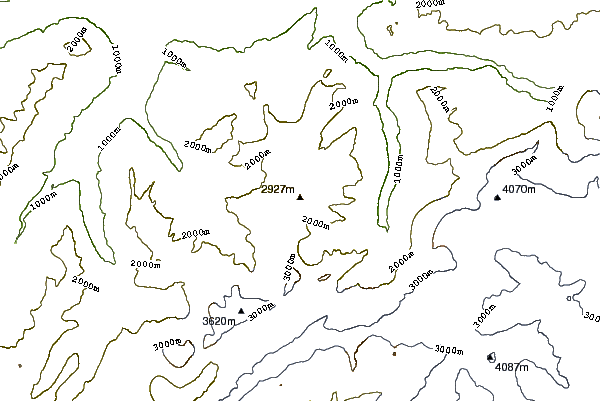 Mountain peaks around Schilthorn