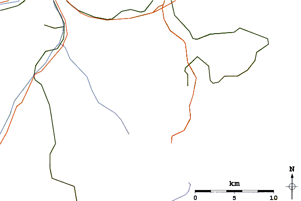 Roads and rivers around Schilthorn