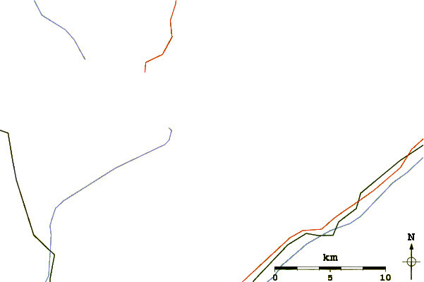 Roads and rivers around Schinhorn