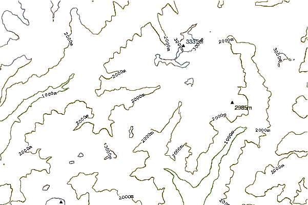 Mountain peaks around Schinhörner