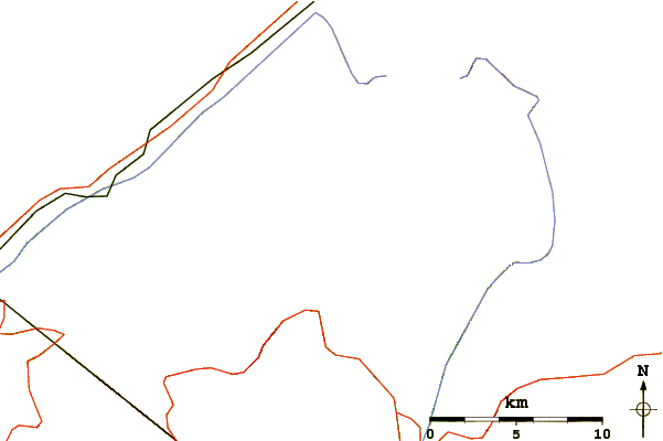 Roads and rivers around Schinhörner