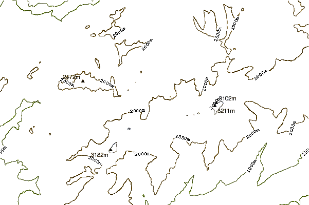 Mountain peaks around Schluchhorn