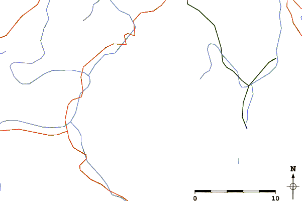 Roads and rivers around Schottmalhorn (Reiter Alm)