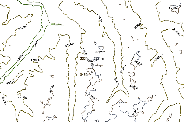 Mountain peaks around Schwabenkopf