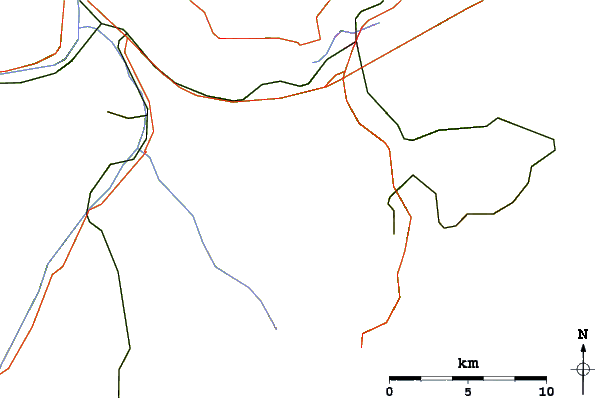 Roads and rivers around Schwalmere