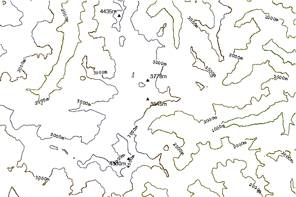 Mountain peaks around Schwarzberghorn