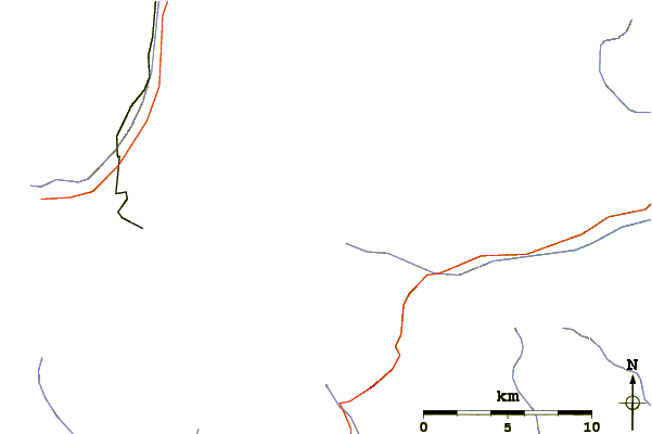 Roads and rivers around Schwarzberghorn