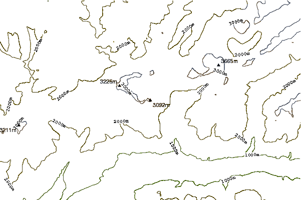 Mountain peaks around Schwarzhorn (Leukerbad)