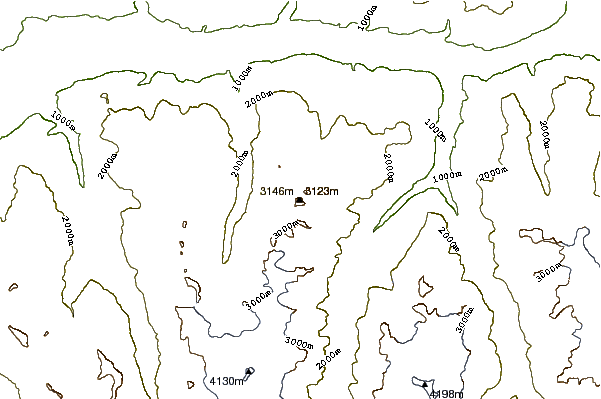 Mountain peaks around Schwarzhorn (Mattertal)