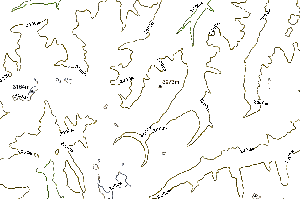 Mountain peaks around Schwarzhorn (Vals)