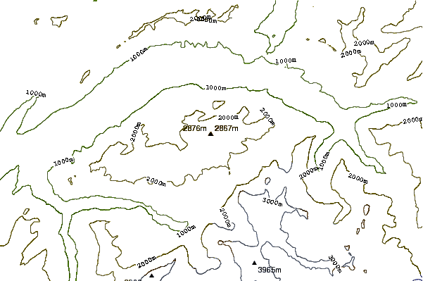 Mountain peaks around Schwarzhorn